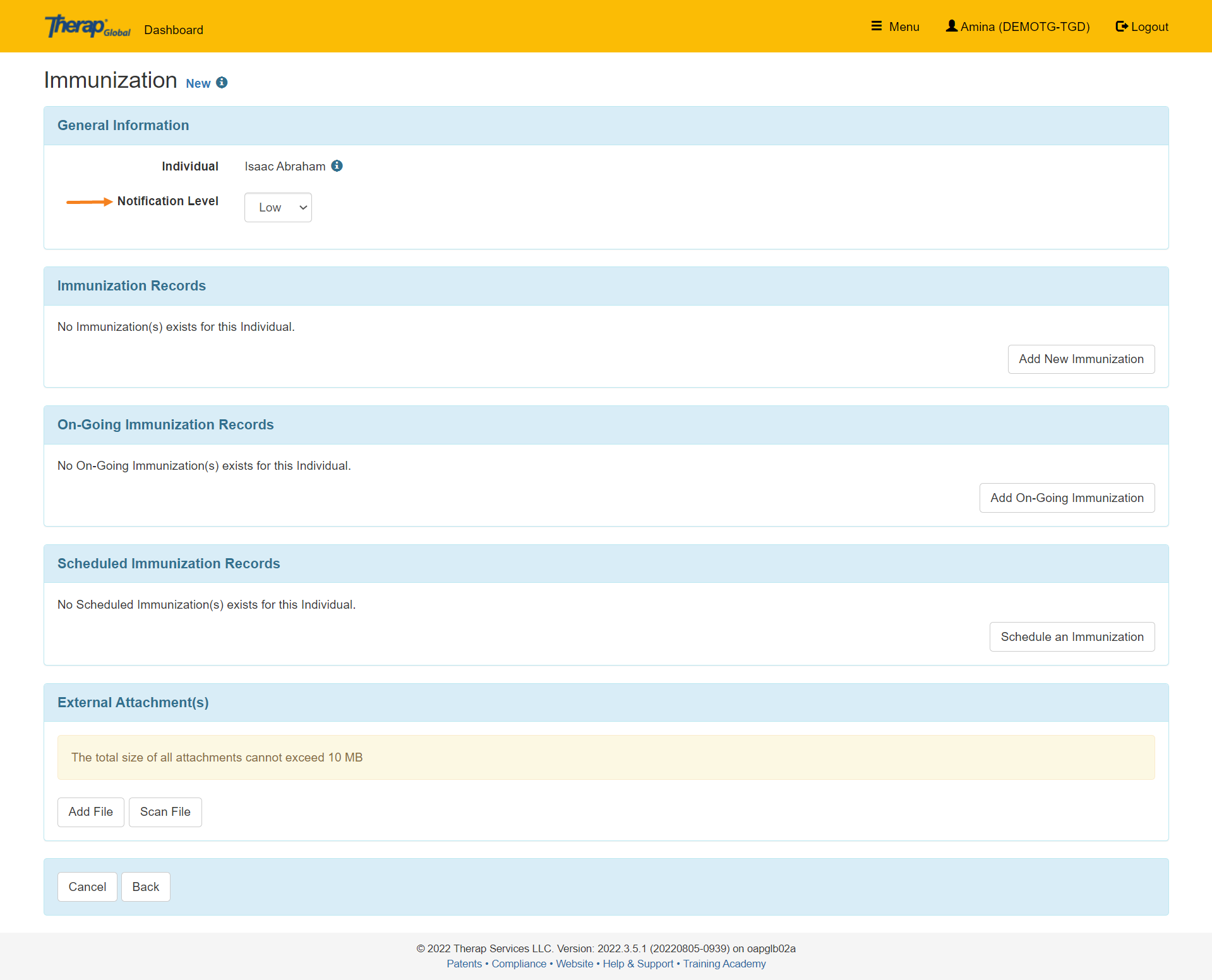 select program from isp program list