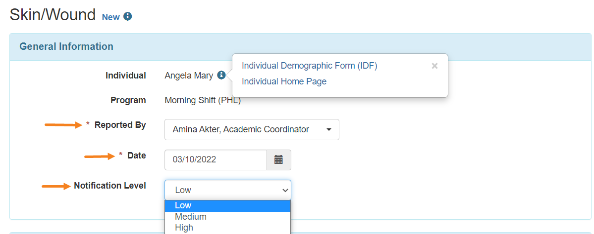 select program from isp program list