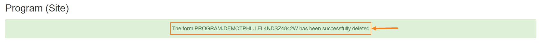 delete fom id