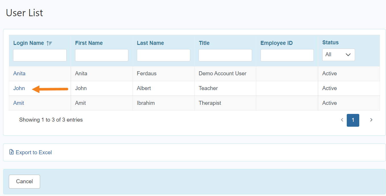 select program from isp program list