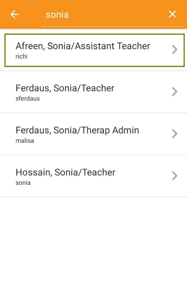 select user