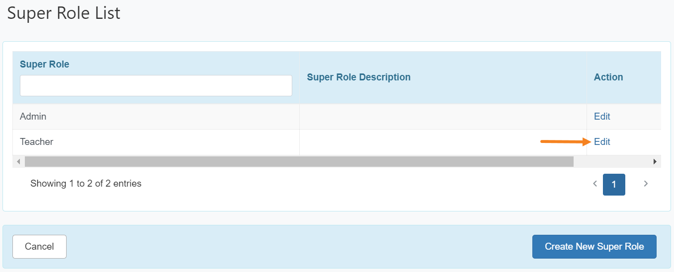 ISP program on therap dashboard