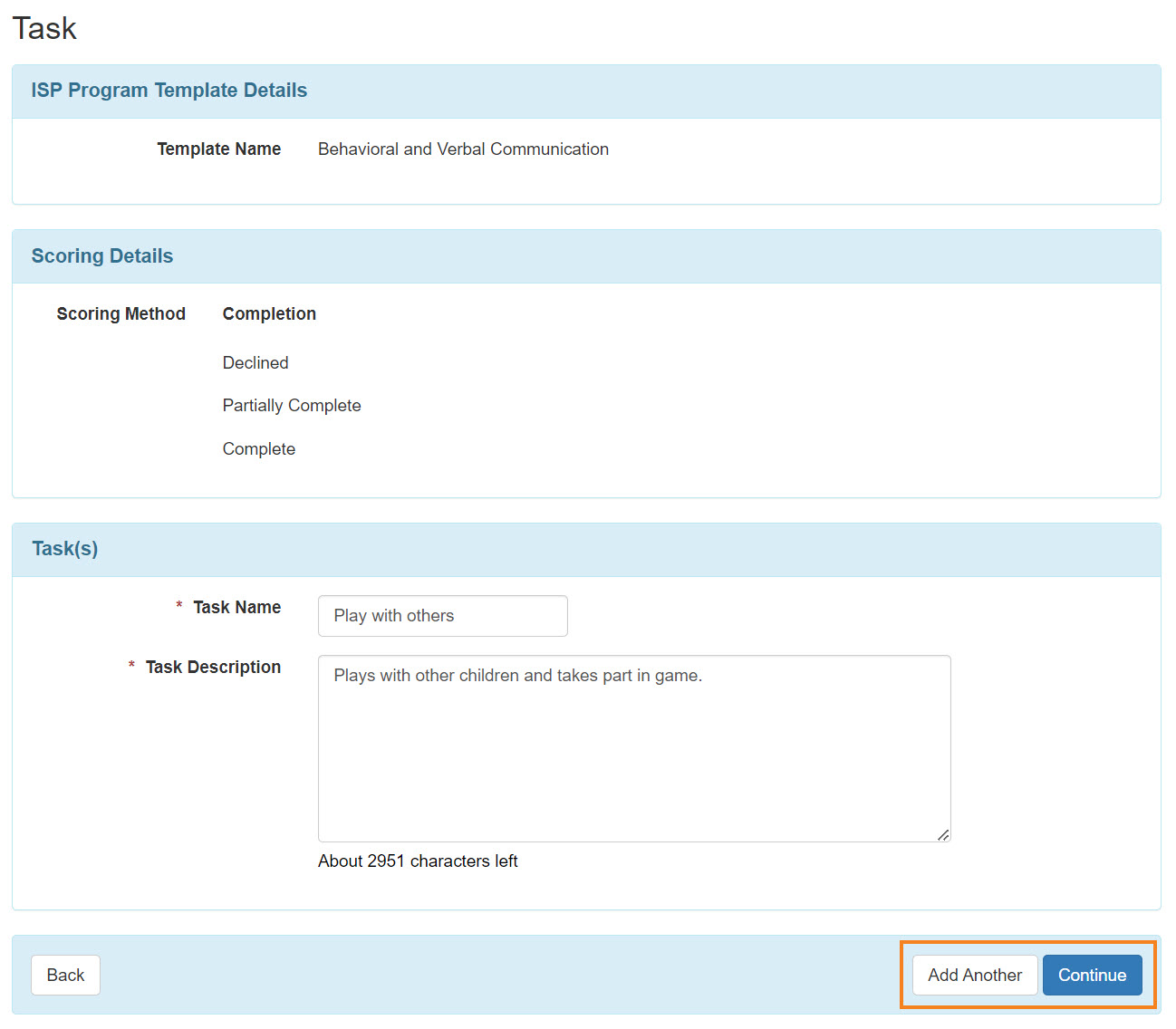 select program from isp program list