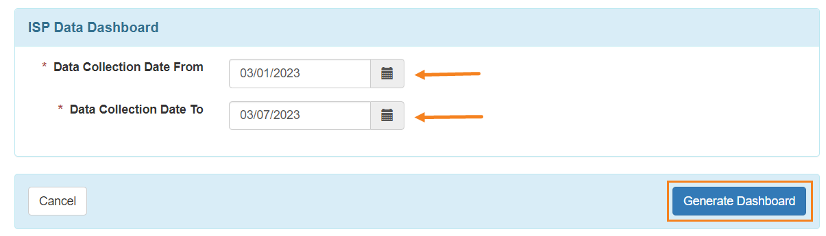 select program from isp program list