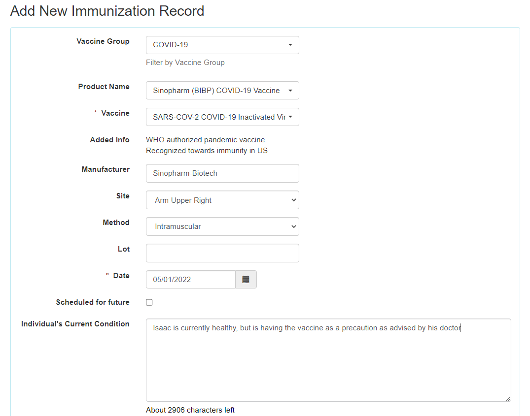 select program from isp program list