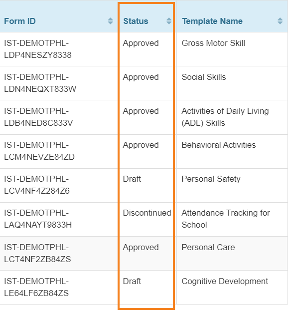 ISP program on therap dashboard