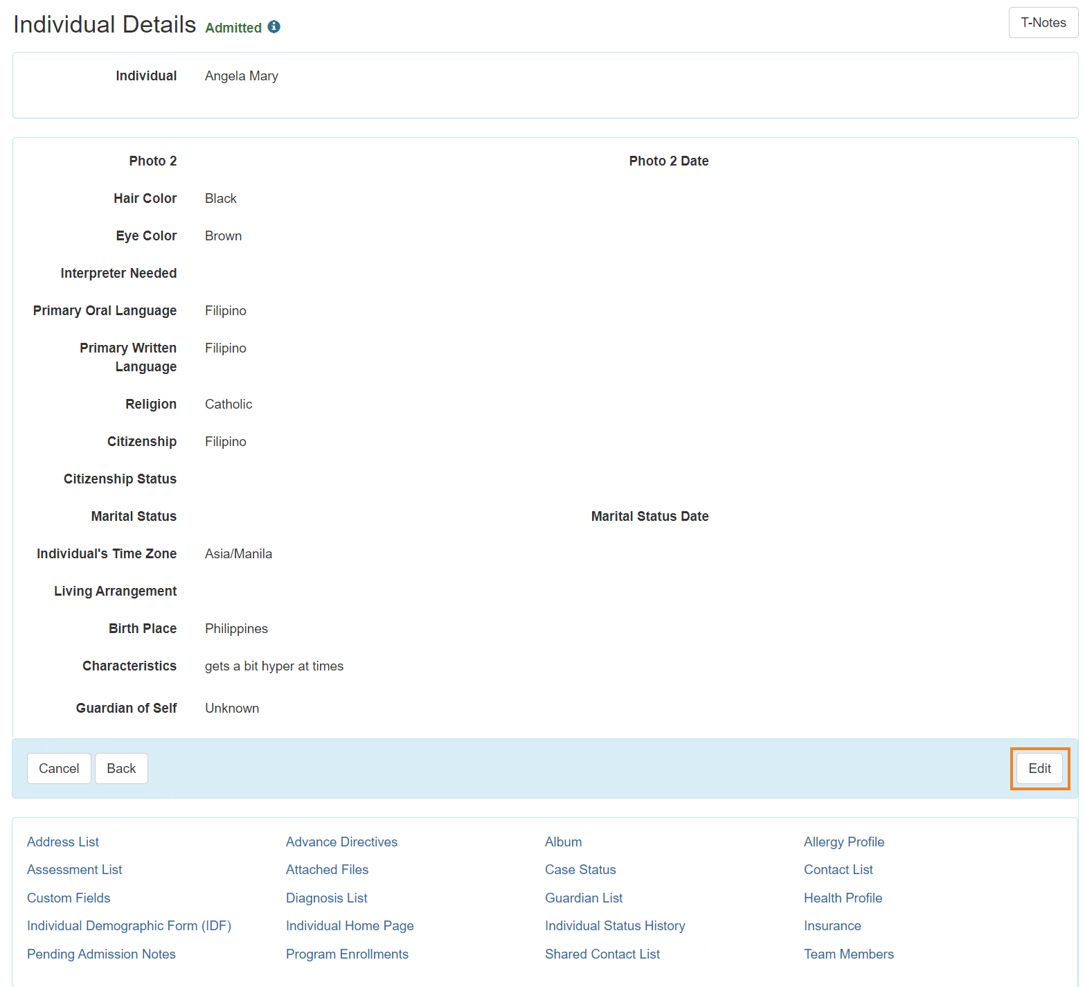Image 6 select program from isp program list