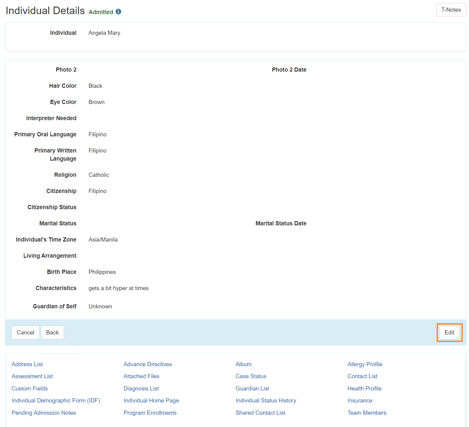 select program from isp program list