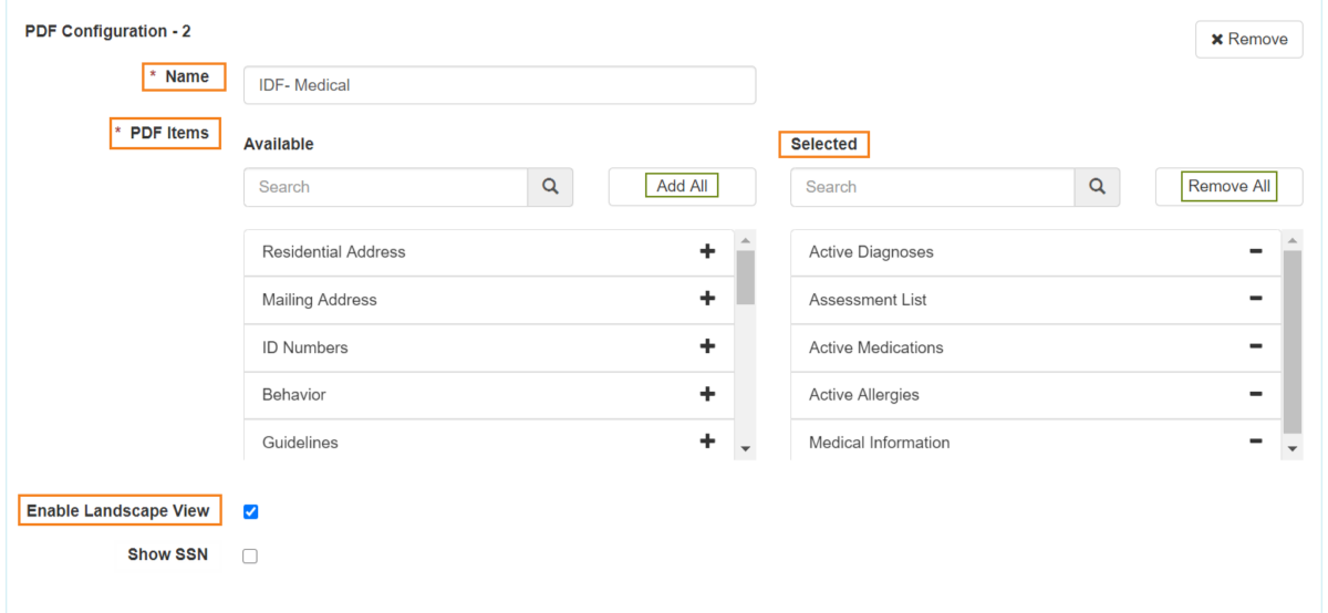 IDF Provider Configuration - Therap Global
