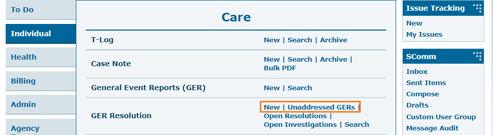 ISP program on therap dashboard