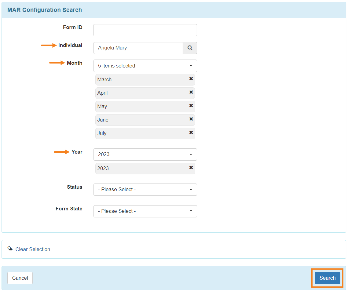 ISP program on therap dashboard