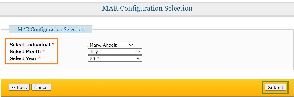MAR Configuration Selection_Mary