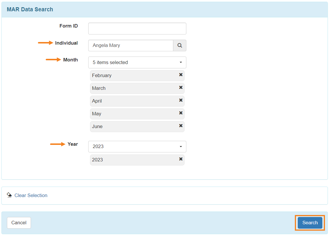 ISP program on therap dashboard