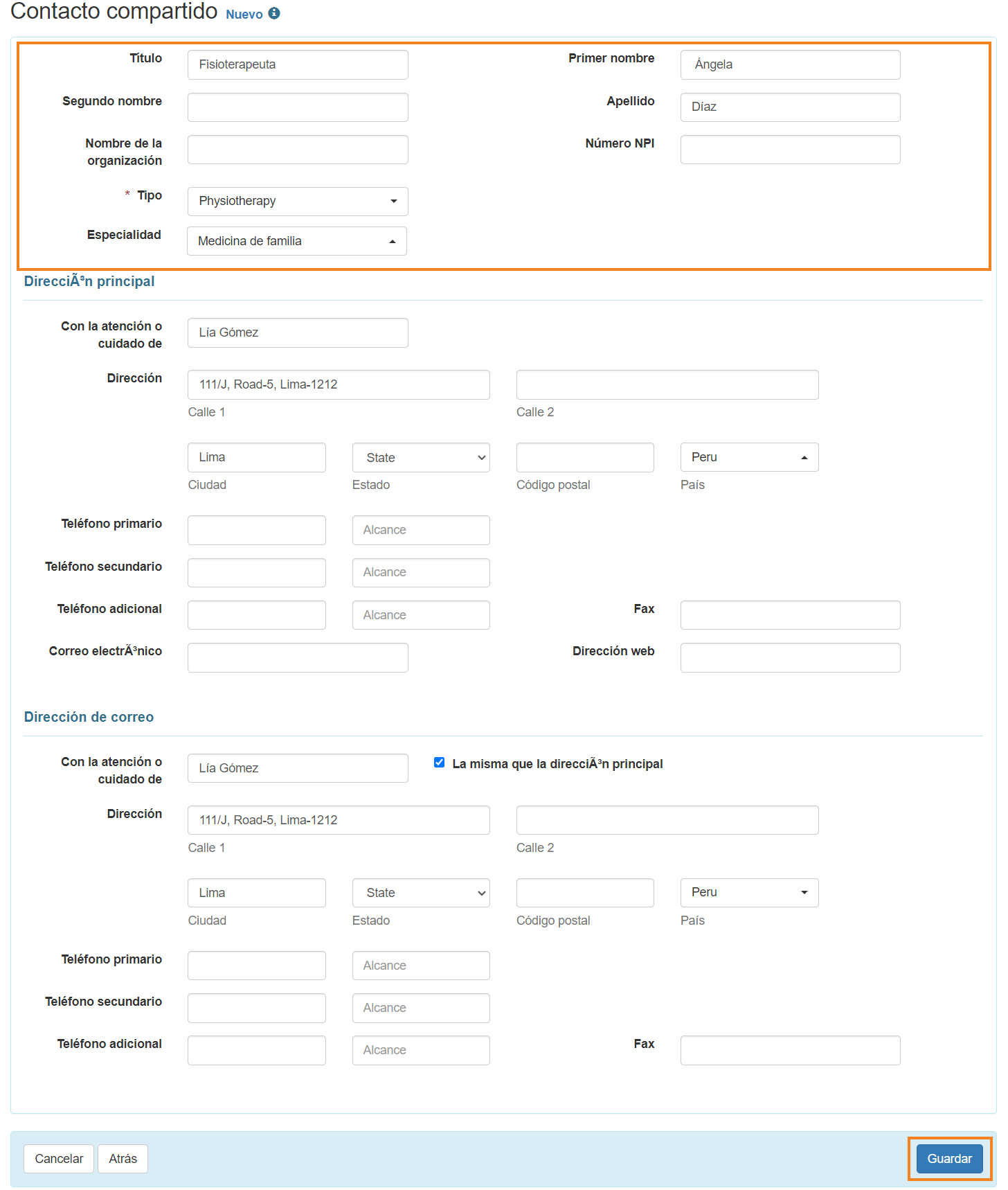 ISP program on therap dashboard