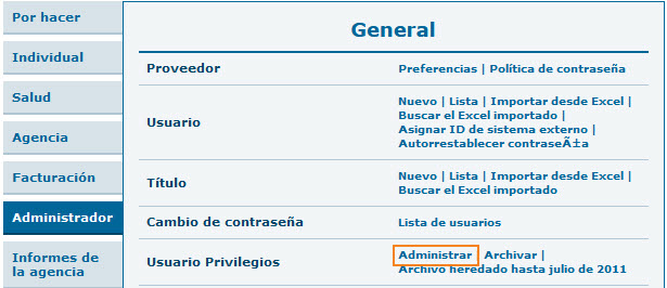 ADMIN MANAGE ISP program on therap dashboard
