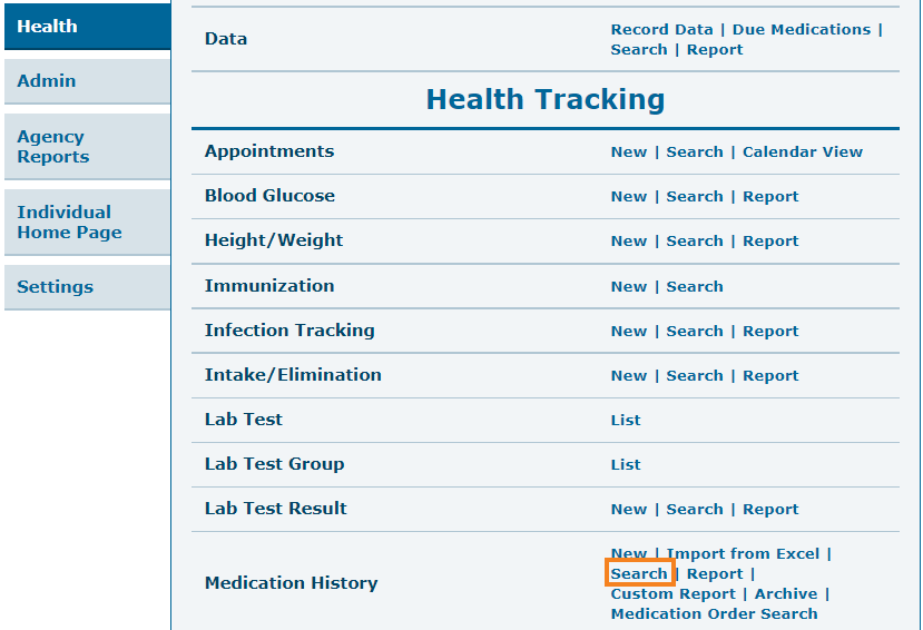 Image 1 ISP program on therap dashboard