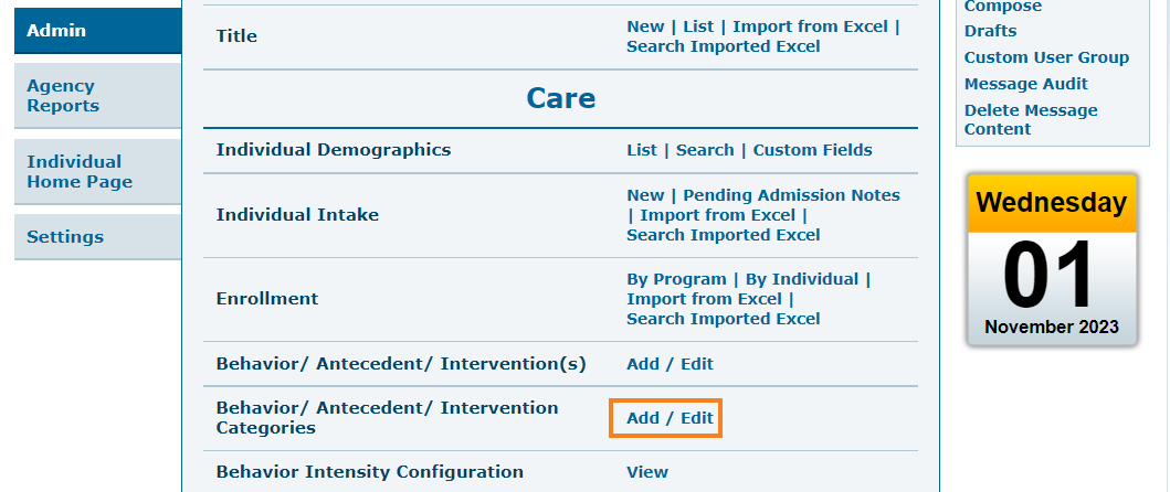 1 ISP program on therap dashboard