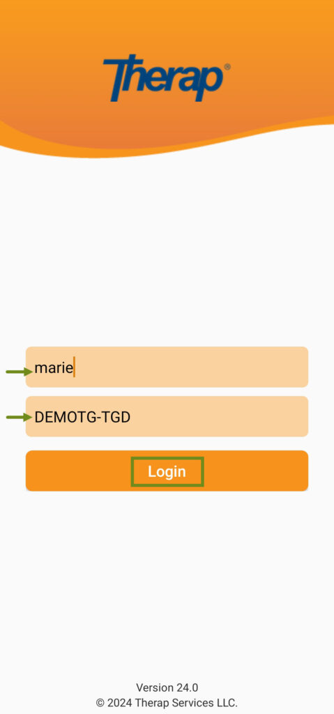 ISP program on therap dashboard