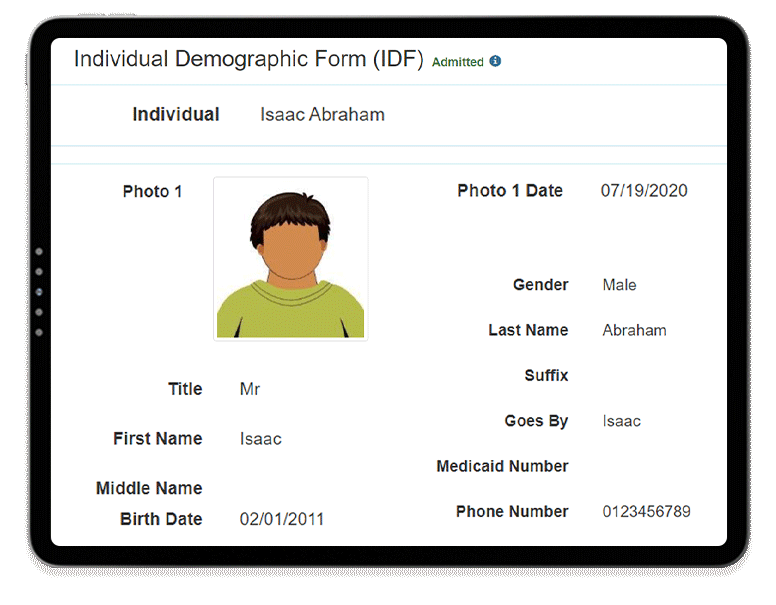 Individual Demographic Form