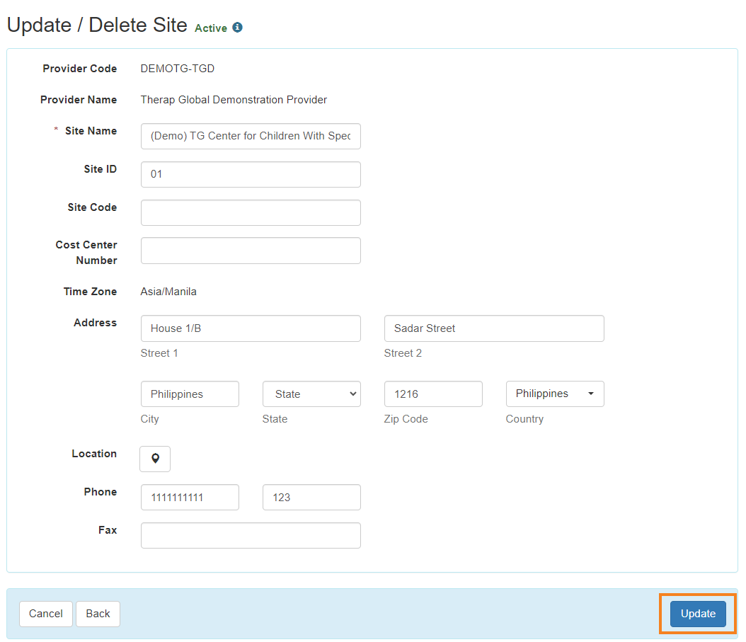 site 3 select program from isp program list