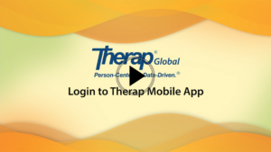 Log in to Therap Mobile App