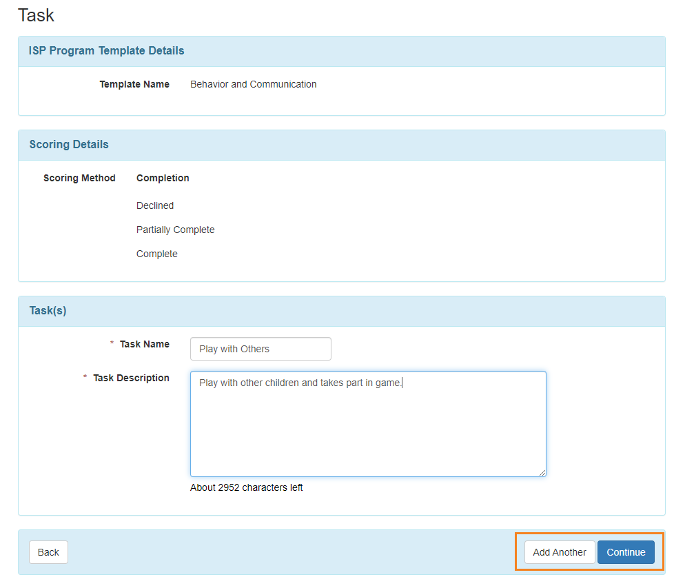 select program from isp program list