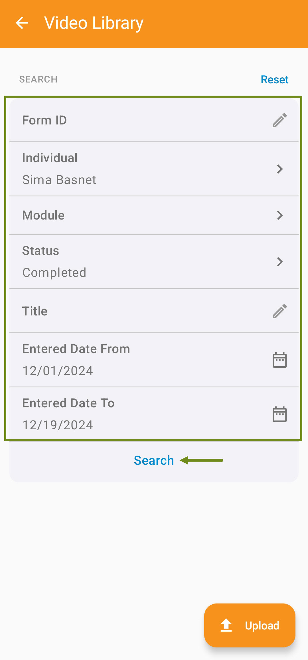 ISP program on therap dashboard