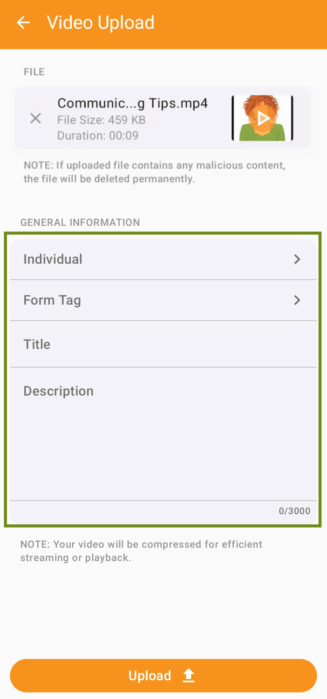 ISP program on therap dashboard