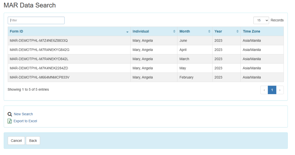 3 ISP program on therap dashboard