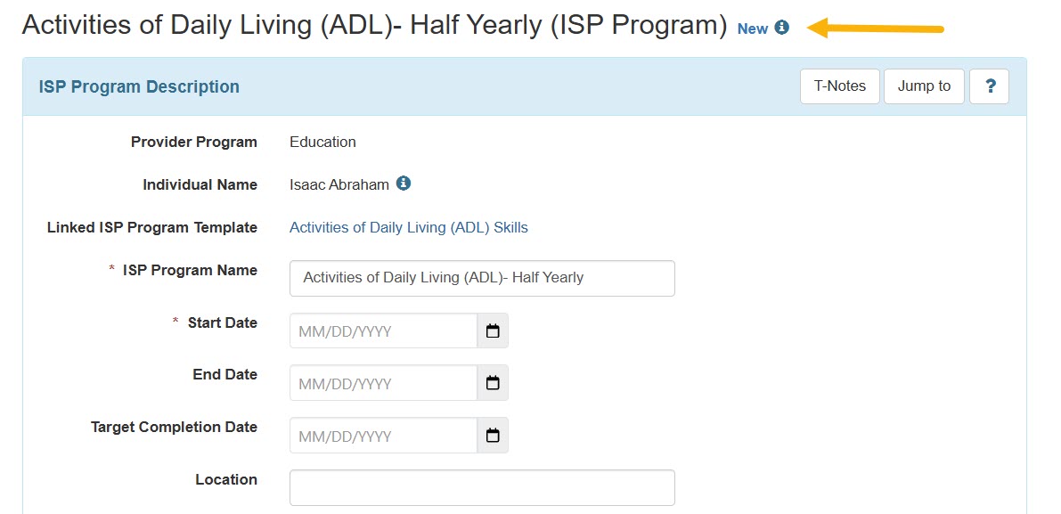 7 Copied ISP Program select program from isp program list