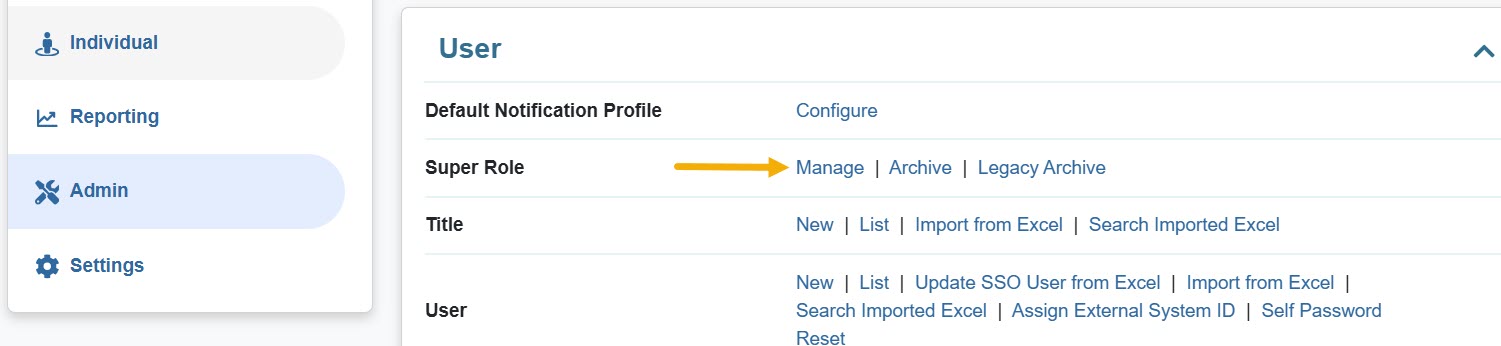 ISP program on therap dashboard