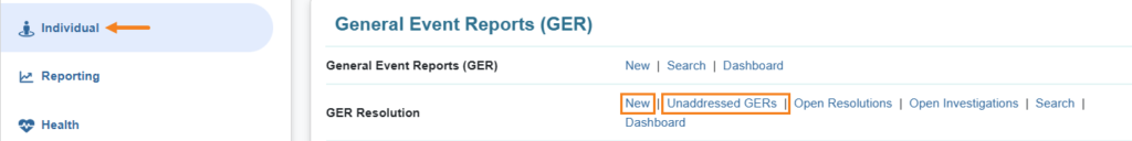 ISP program on therap dashboard