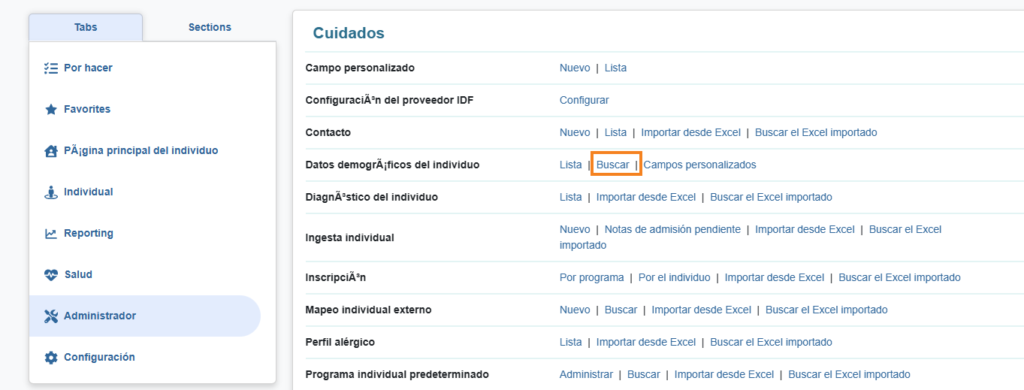 ISP program on therap dashboard