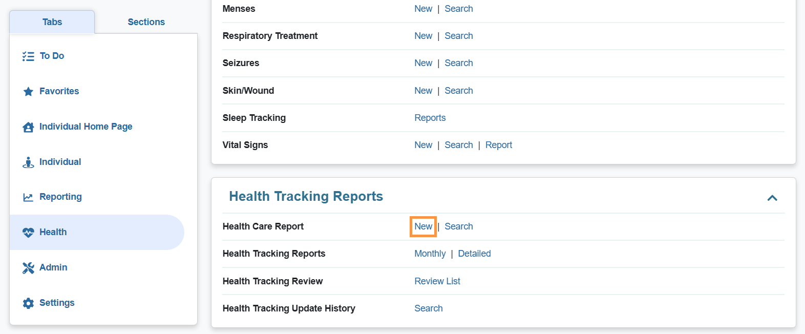 ISP program on therap dashboard