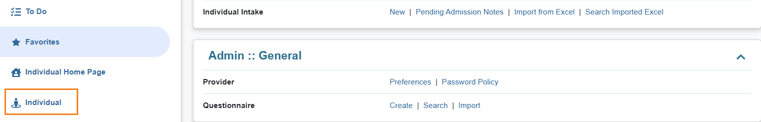 ISP program on therap dashboard