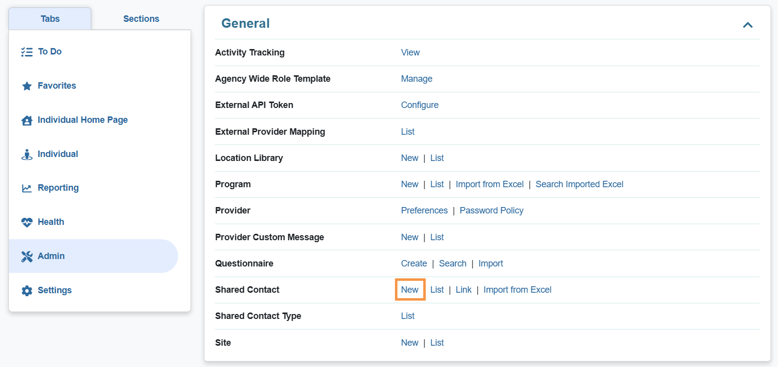 ISP program on therap dashboard