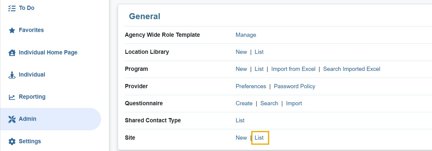 ISP program on therap dashboard