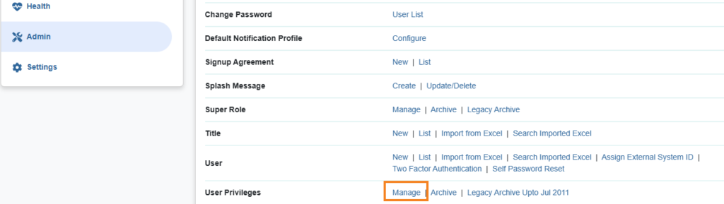 ISP program on therap dashboard