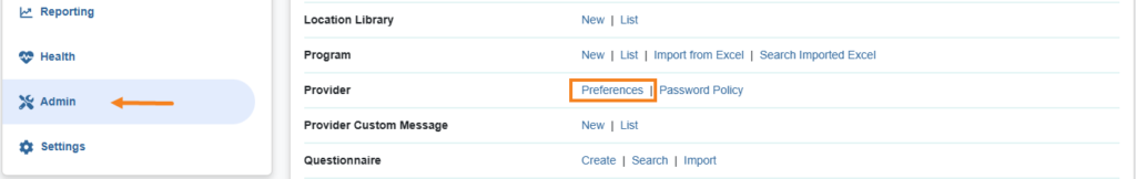 ISP program on therap dashboard
